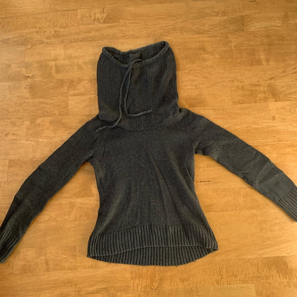 Last call! Columbia charcoal gray cowl neck sweater xs